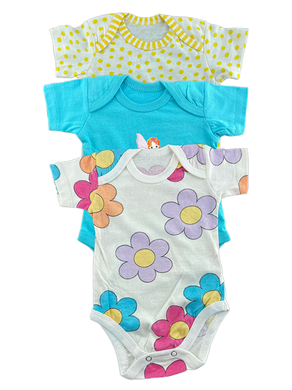 N561-Pack of 3 Bodysuits