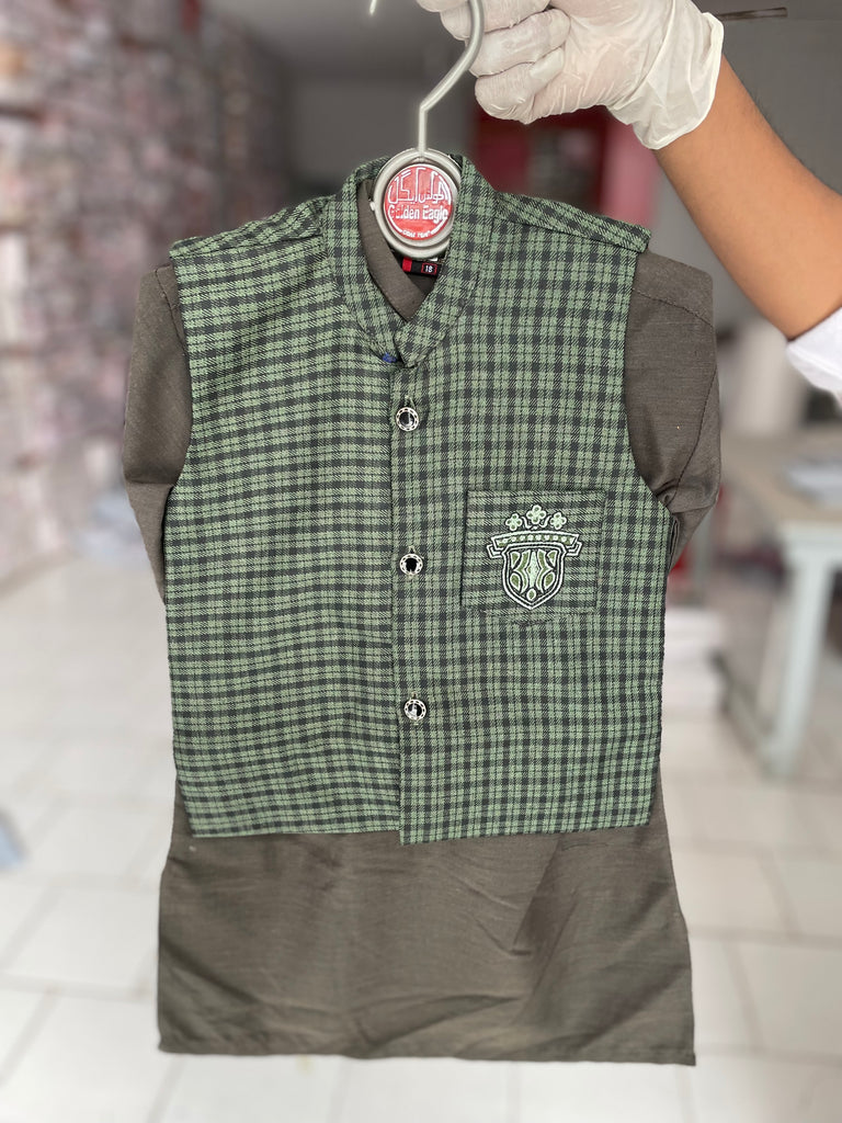 SK44-Shalwar Kamiz with Waistcoat