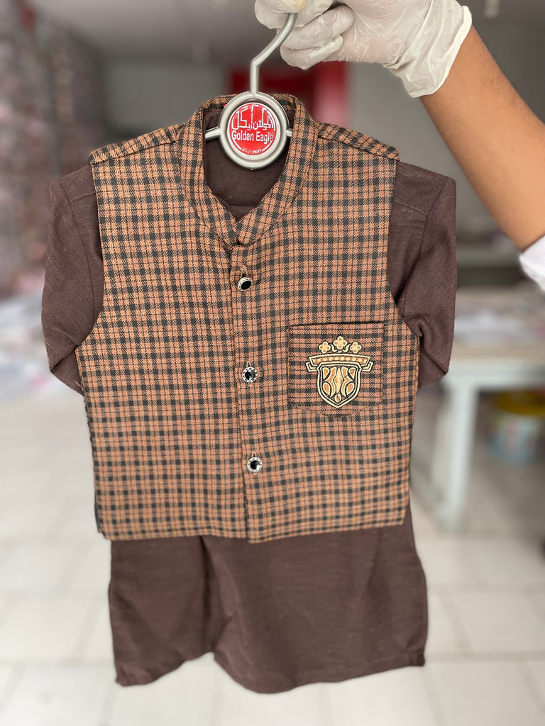 SK44-Shalwar Kamiz with Waistcoat