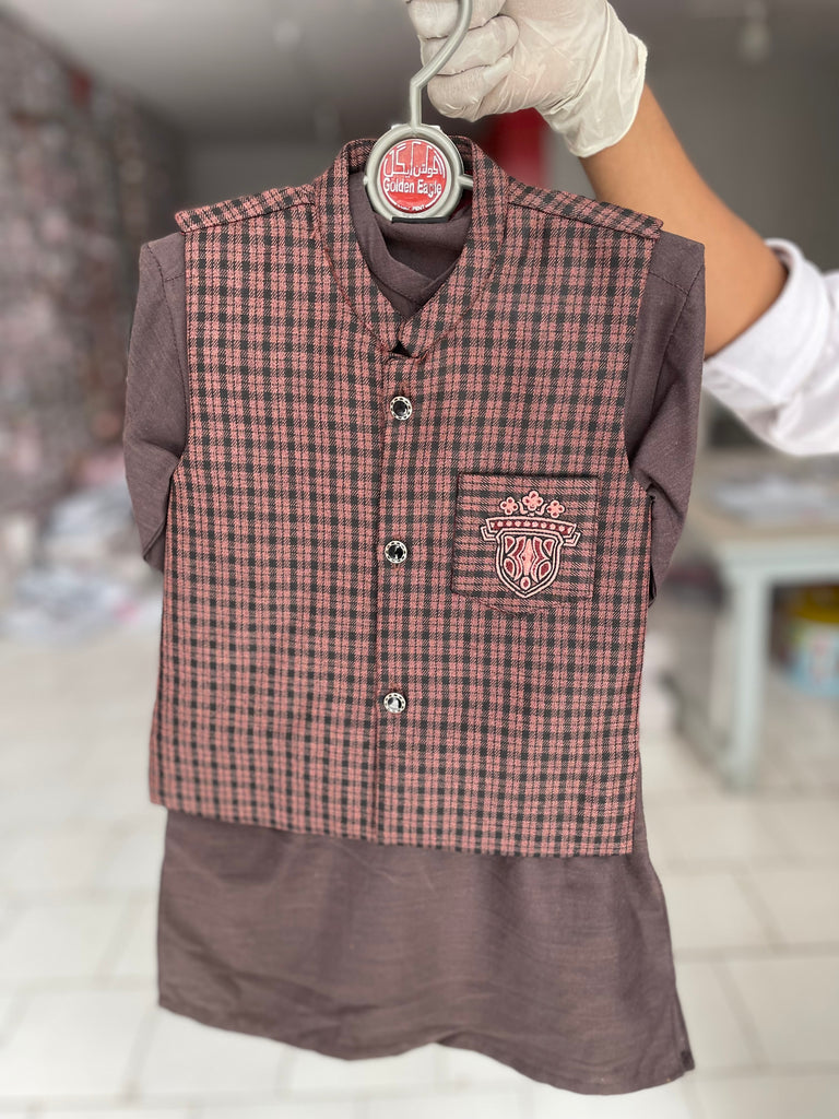 SK44-Shalwar Kamiz with Waistcoat