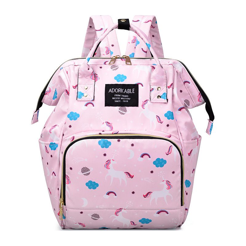 Baby Unicorn Diaper Bag pink-DB145