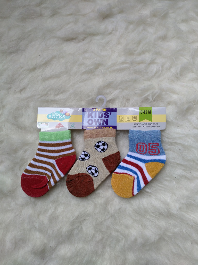 SH172-Pack of 3 Socks