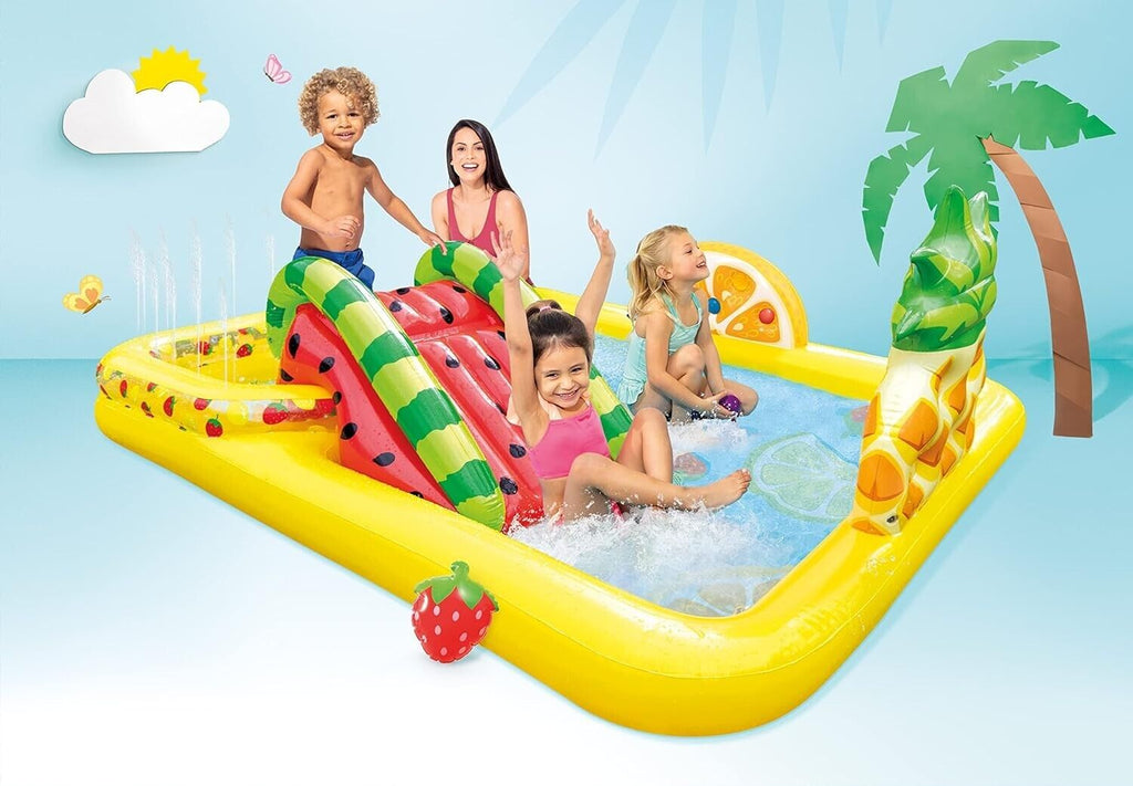 Fun 'N Fruity Inflatable Play Center w/ Slide 57158