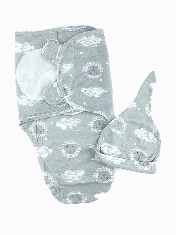 SHT176-Swaddle with Cap