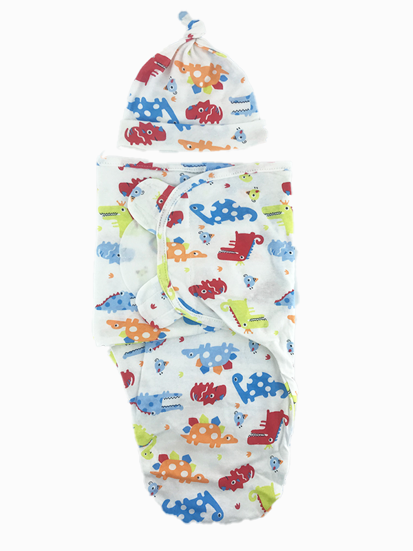 SHT176-Swaddle with Cap