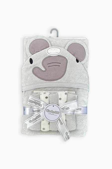 Cute Elephant Towel Set