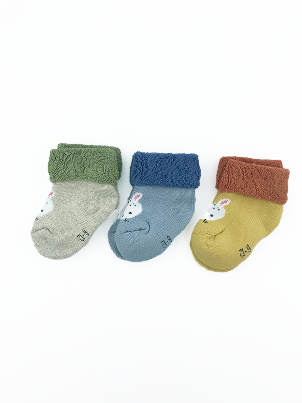 SH57-Pack of 3-Baby Socks