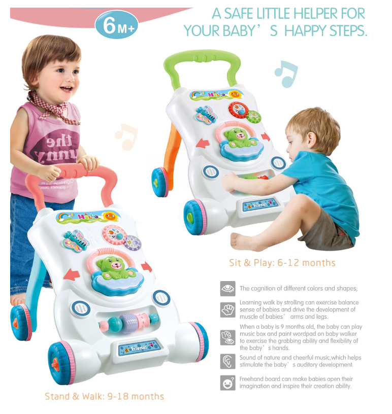 Baby Intellect Musical Walker