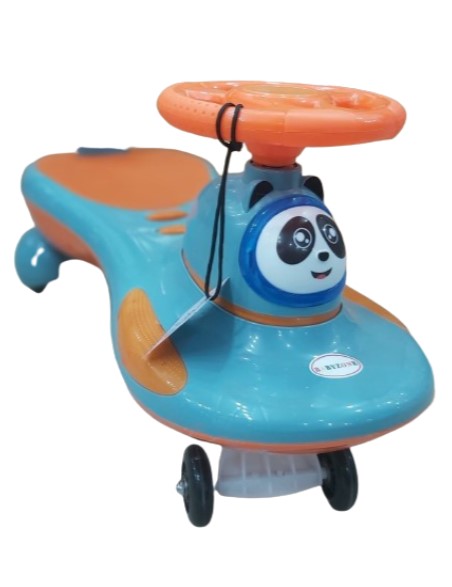 Panda Face Musical Auto Car Blue BZ-616