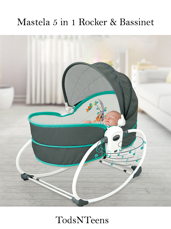 Mastela 5 in 1 Rocker Bassinet 6037 TodsNTeens