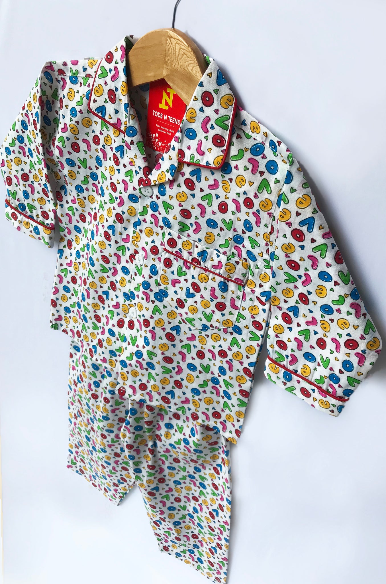 NS1179- Kids Night Suit – TodsNTeens