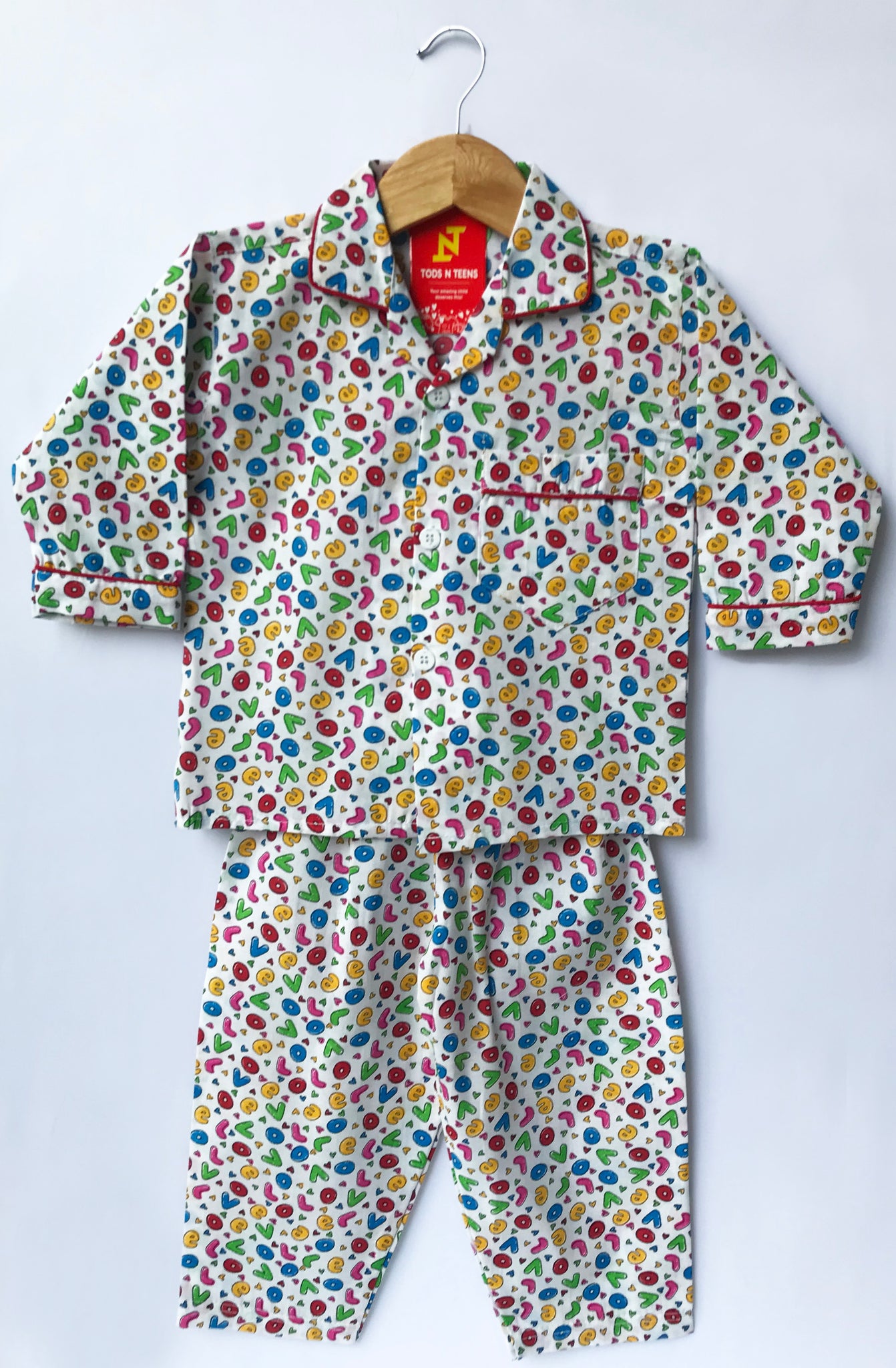 NS1179- Kids Night Suit – TodsNTeens