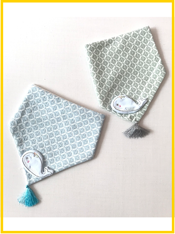 BB25-Set of 2 Bandana Bibs