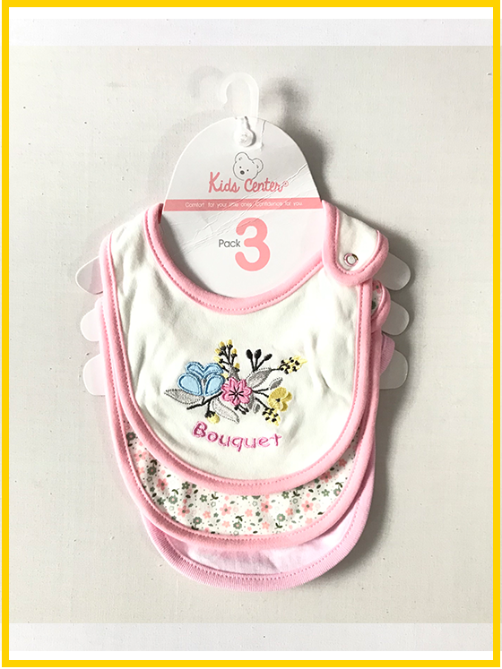 BB26-Set of 3 Bibs